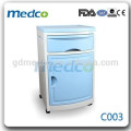 Gabinete de hospital de plástico ABS para cama de paciente C003